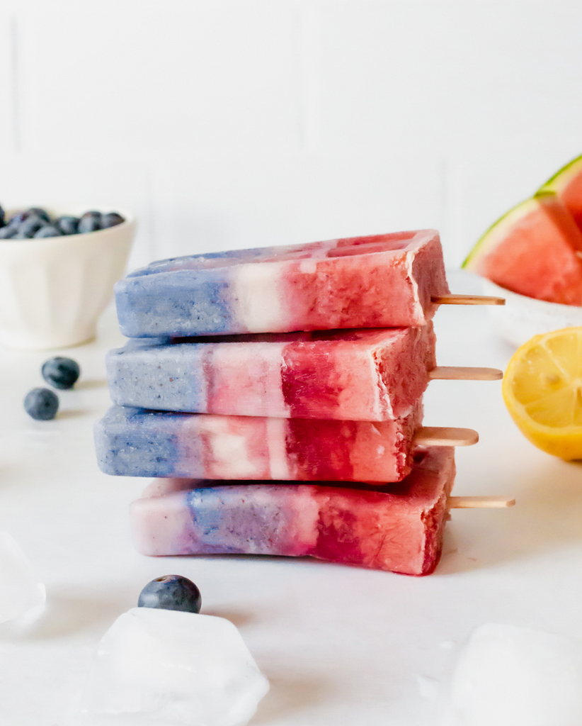 Patriotic Honey Pops