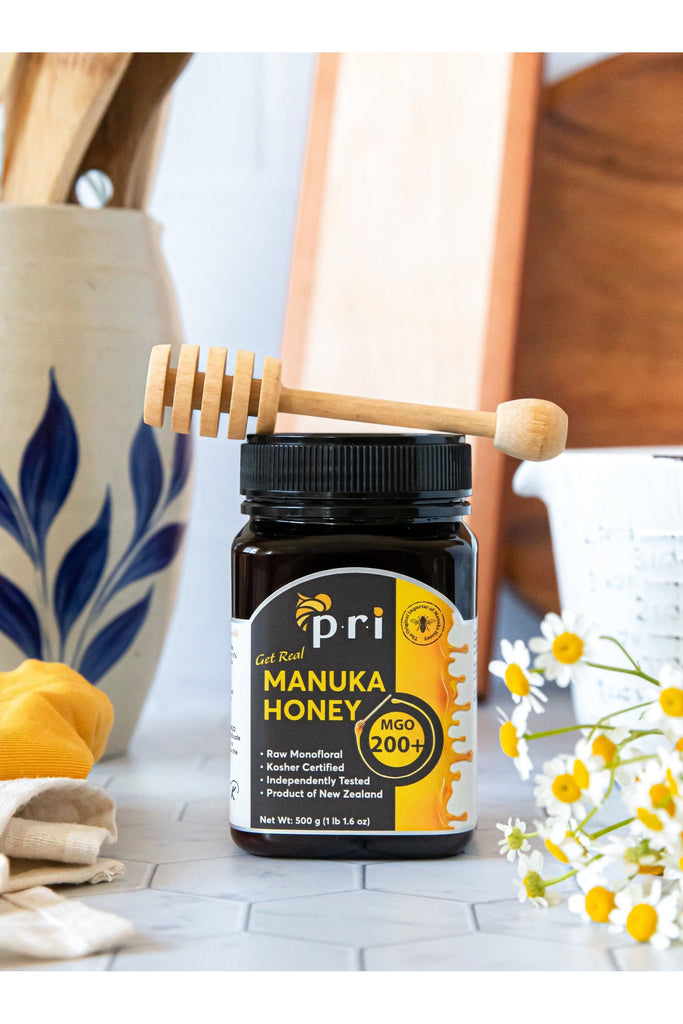 PRI - Manuka Honey 200+ - Front with Background